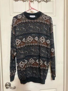 vintage Concelli crewneck sweater, from the late 80’s 90’s made in Italy L